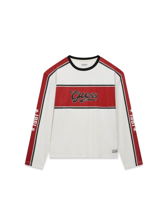 Guess Jeans Guess Jeans T-Shirt 180693 Bílá Classic Fit