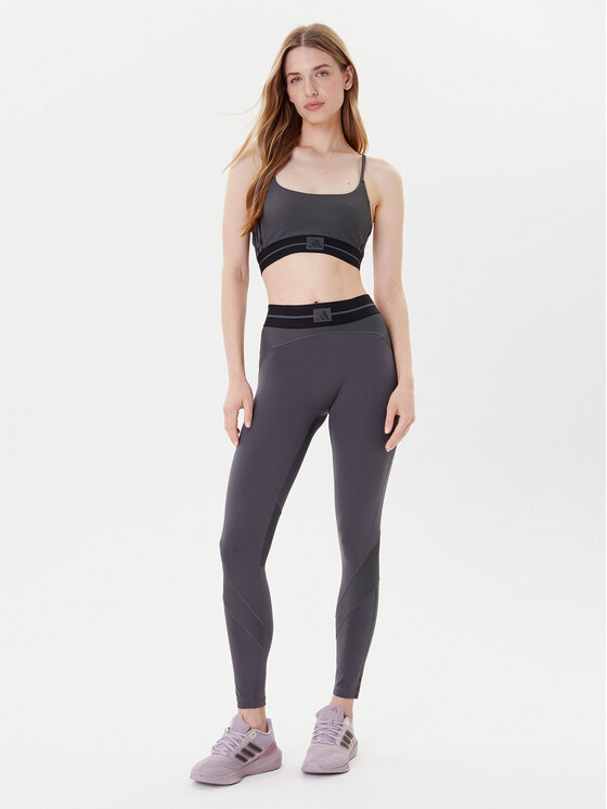 adidas adidas Legginsy Hyperglam JN2651 Szary Slim Fit