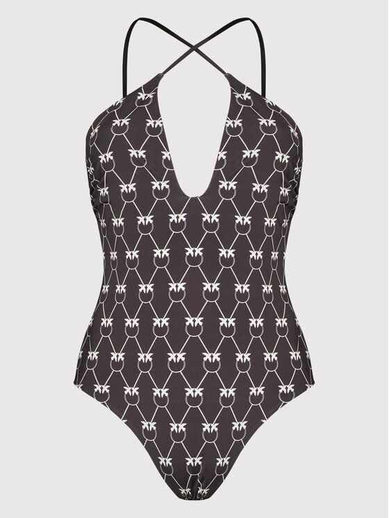 PINKO Pinko Badeanzug Bicciolano 20221 BLK01 1G17FV Y7YA Schwarz