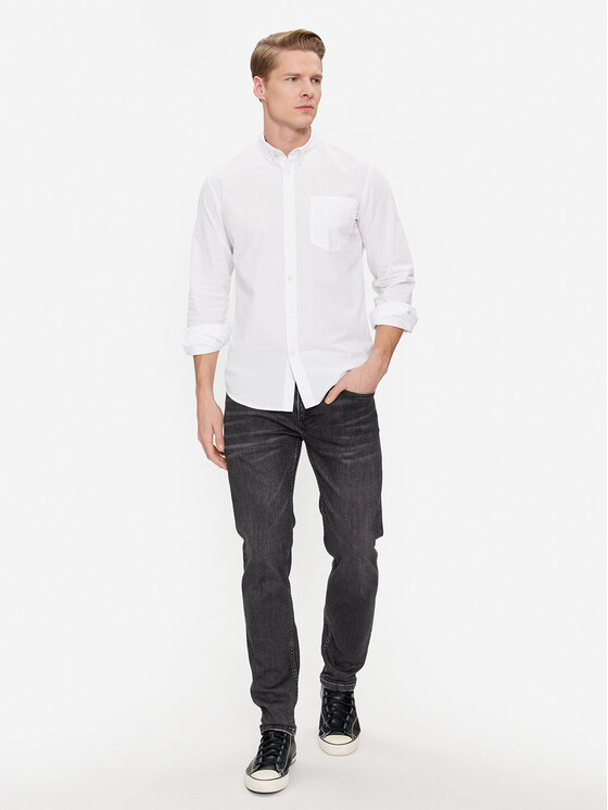 Pepe Jeans Pepe Jeans Koszula Prince PM308270 Biały Regular Fit