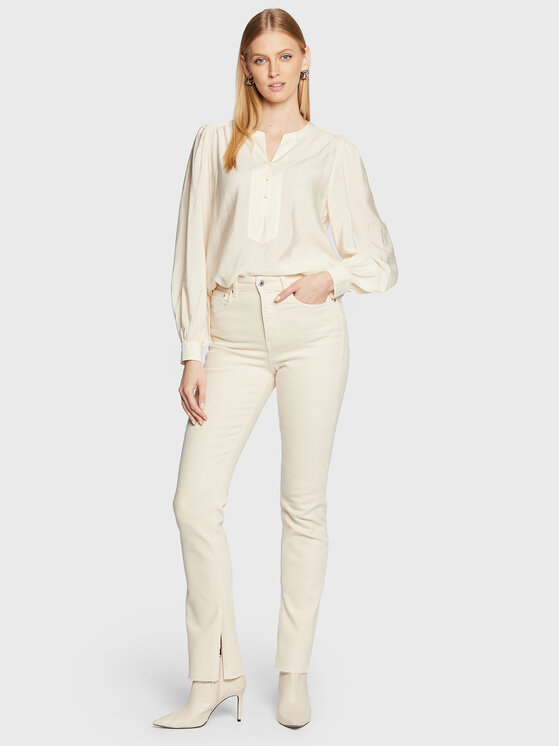 Blusa Frida 20611174 Écru Regular Fit