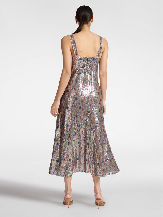 Elena Mirò Elena Mirò Abito da cocktail 7078P000288N001 Grigio A-Line Fit