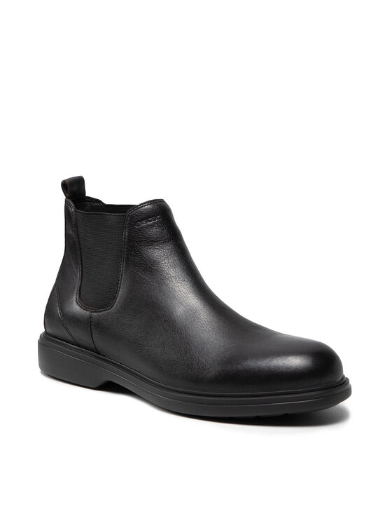 Geox Geox Kotníková obuv s elastickým prvkem U Ottavio C U16DCC 00043 C9999 Černá