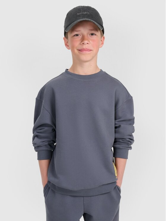 4F 4F Felpa 4FJRAW25TSWSM2448-22S Nero Oversize