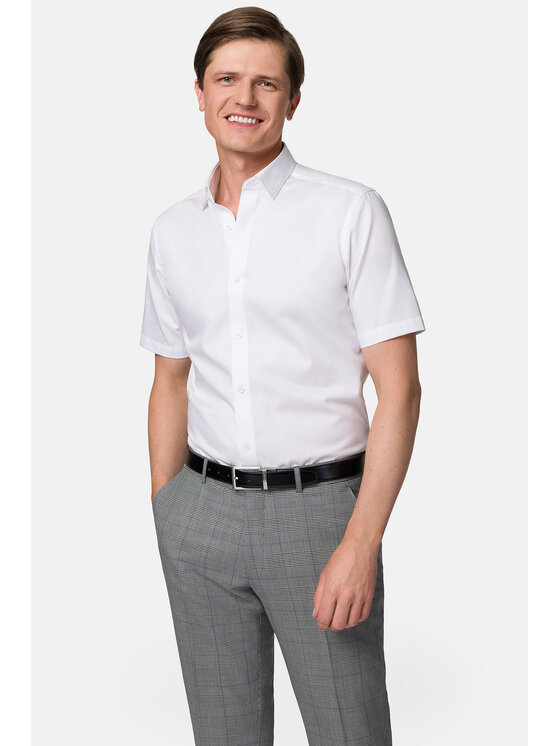 Lancerto Lancerto Koszula Meghan KO073123000040 Biały Slim Fit