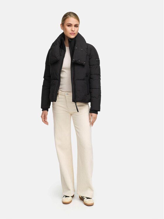 Navahoo Navahoo Kurtka zimowa Traumelfe Czarny Regular Fit