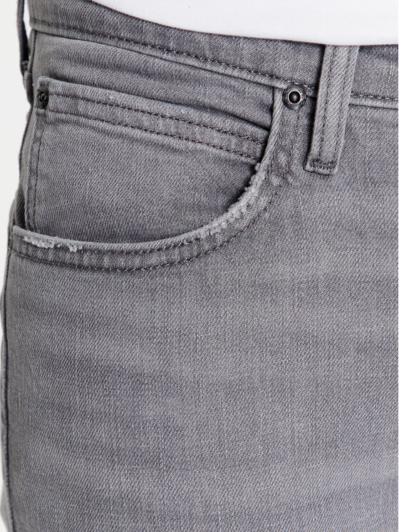 Lee Lee Jeansy 112342248 Szary Slim Fit