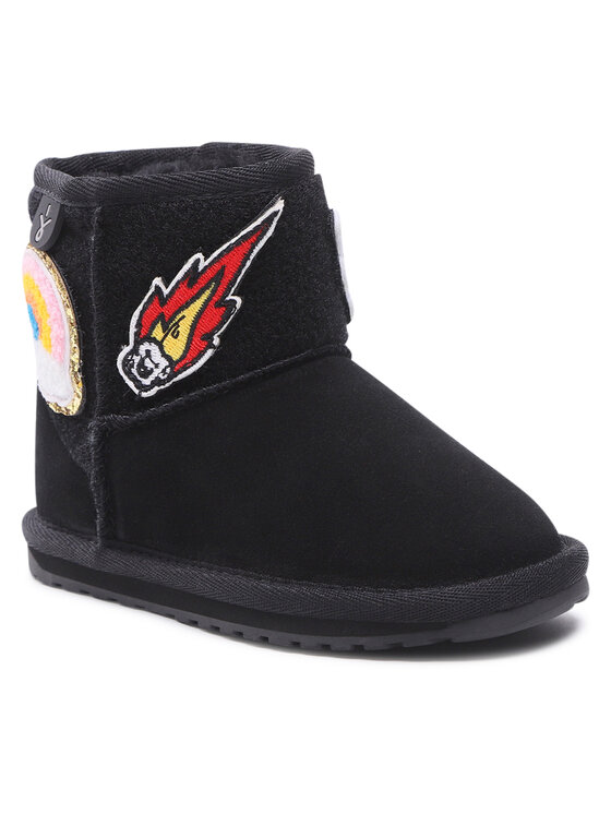EMU Australia EMU Australia Cizme de zăpadă Wallaby Mini Play K12748 Negru