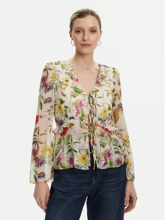 French Connection French Connection Bluză 72YOK Colorat Regular Fit