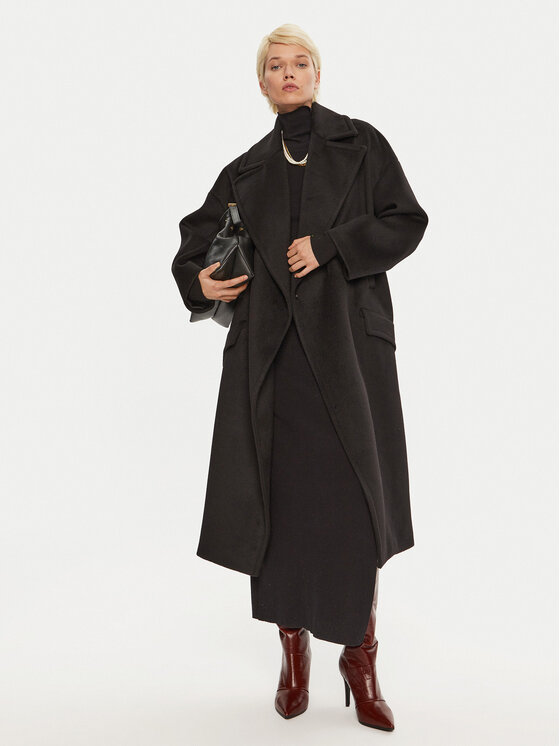 Imperial Imperial Palton de iarnă KG26IIK Negru Oversize
