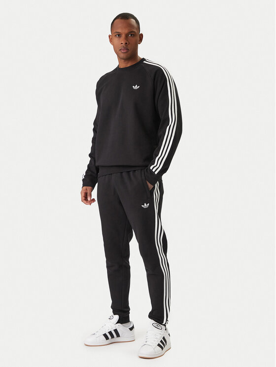 adidas adidas Παντελόνι φόρμας 3-Stripes KE3562 Μαύρο Slim Fit