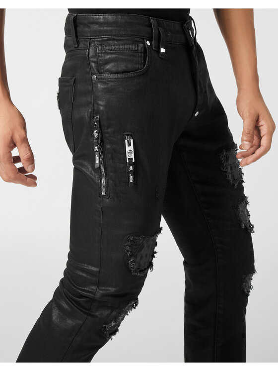 PHILIPP PLEIN PHILIPP PLEIN Jeansy 25903 Czarny Skinny Fit
