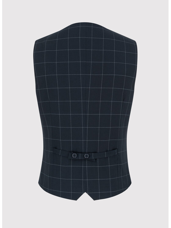 Pako Lorente Pako Lorente Kamizelka P24SF-8G-001 Granatowy Slim Fit