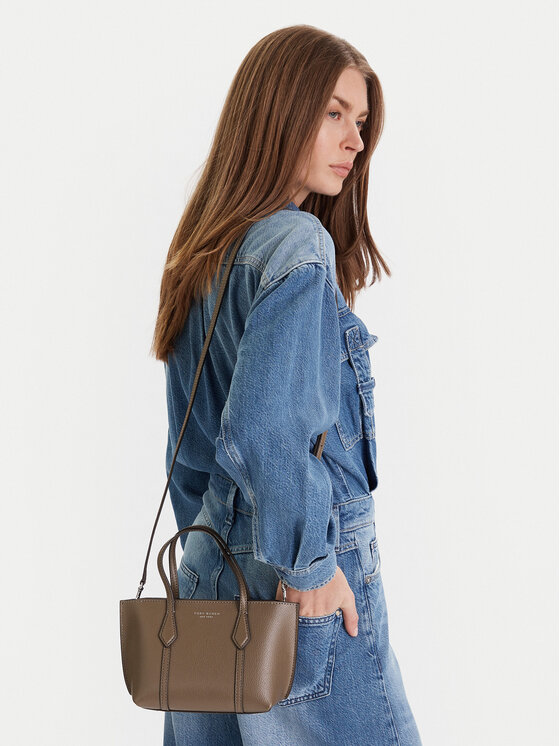 Tory Burch Tory Burch Táska Perry Mini Tote 175548 Barna