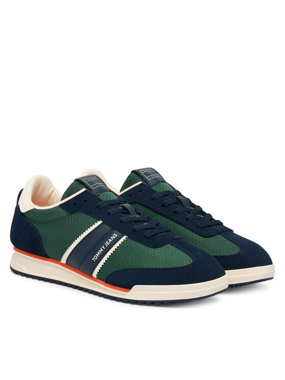Tommy Jeans Tommy Jeans Sneakersy Tjm Retro Runner Cleated Winter EM0EM01664 Tmavomodrá