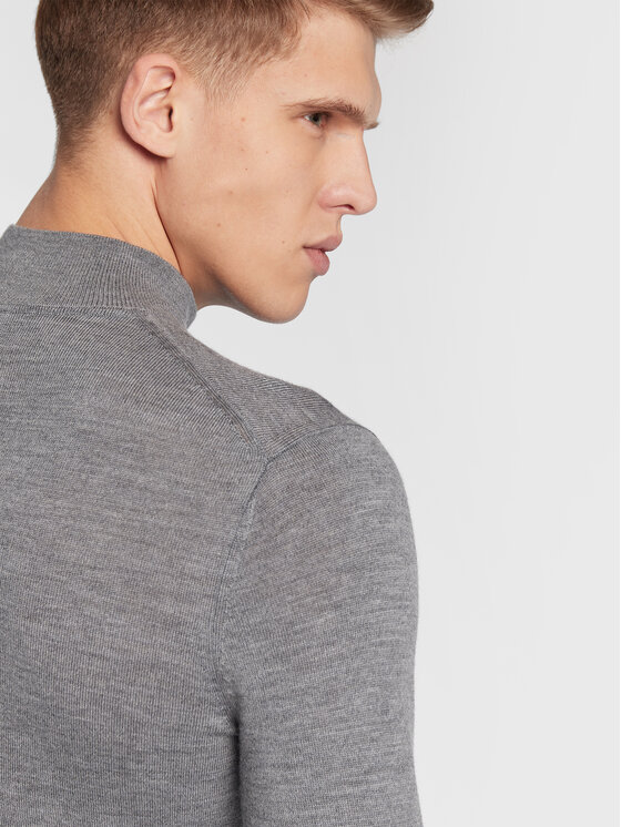 Calvin Klein Calvin Klein Rollkragenpullover Superior K10K110424 Grau Regular Fit