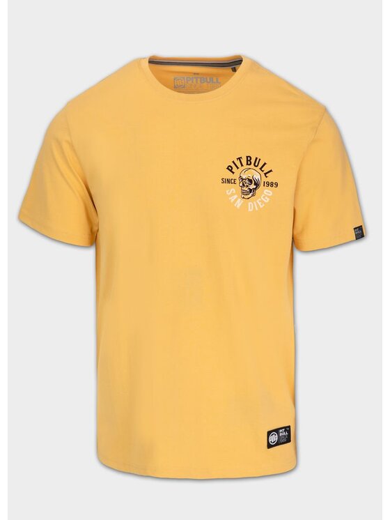PITBULL PITBULL T-Shirt AUTOMATIC Żółty Regular Fit