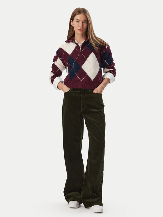 Tommy Jeans Tommy Jeans Pullover Fluffy DW0DW23351 Violett Regular Fit