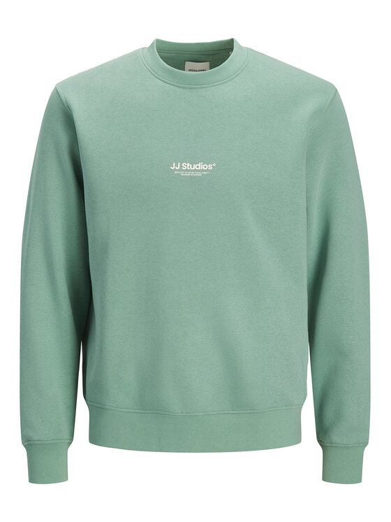Jack & Jones Jack & Jones Mikina Soho 12278791 Zelená Relaxed Fit