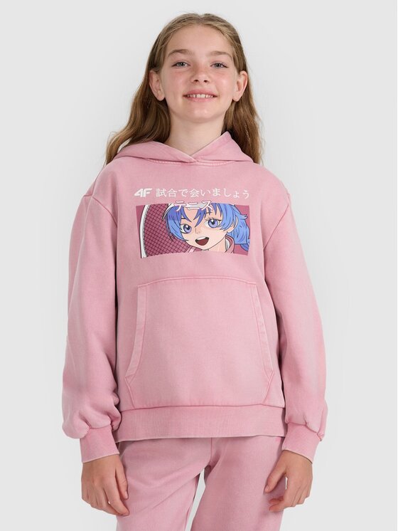 4F 4F Μπλούζα 4FJRAW25TSWSF2294-54S Ροζ Oversize