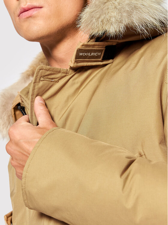 Woolrich Woolrich Pūkinė striukė Arctic CFWOOU0482MRUT0001 Smėlio Regular Fit