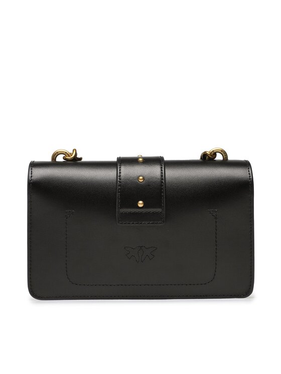 PINKO PINKO Дамска чанта Love One Mini C PE 23 PLTT 100058 A0F1 Черен