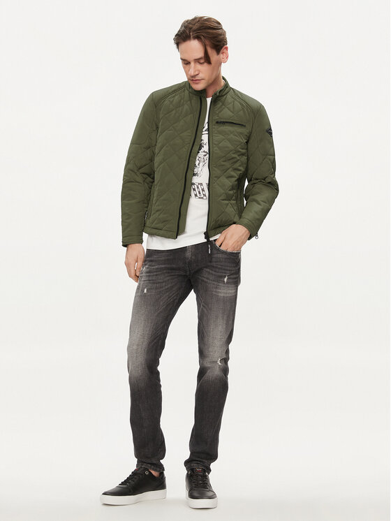 REPLAY Replay Kurtka przejściowa M8000.000.84442 Khaki Regular Fit