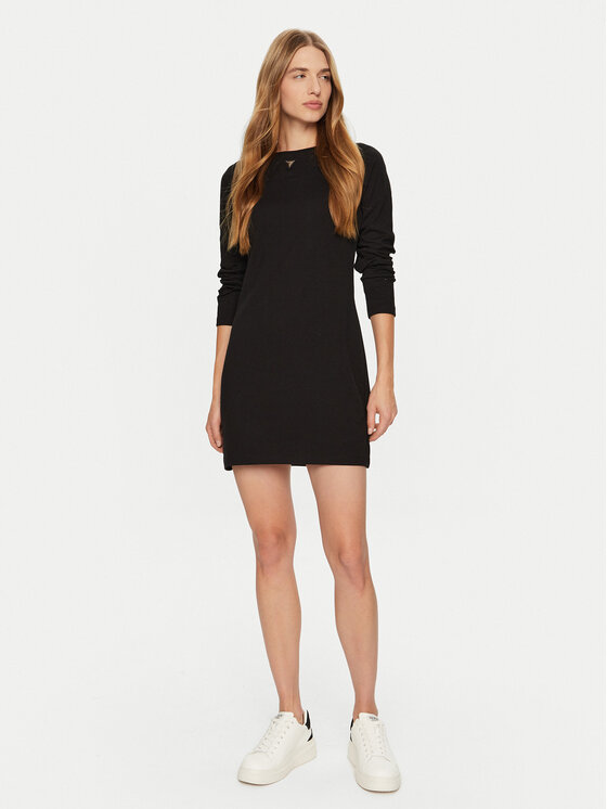 Guess Guess Vsakodnevna obleka V4BK00 KCHQ1 Črna Regular Fit