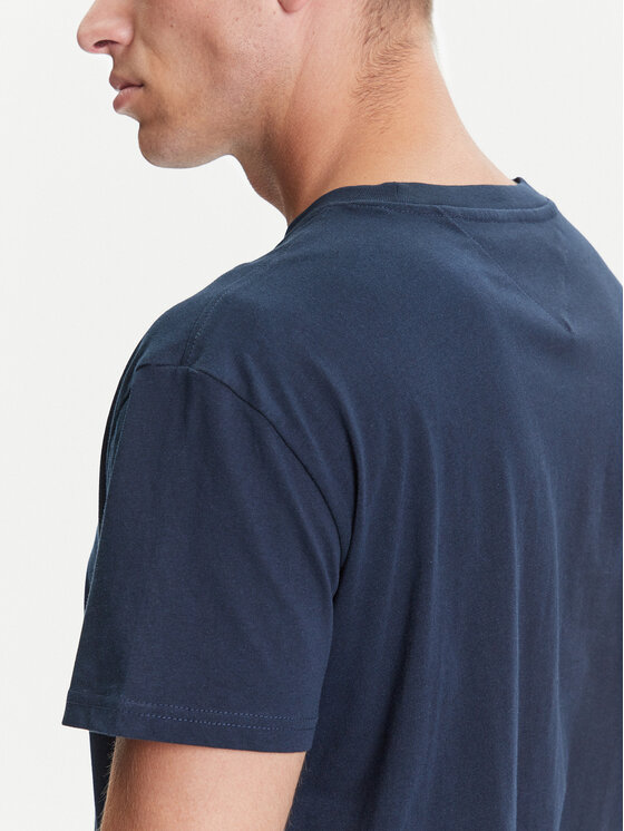 Tommy Jeans Tommy Jeans T-Shirt Dna Flag DM0DM21941 Granatowy Regular Fit