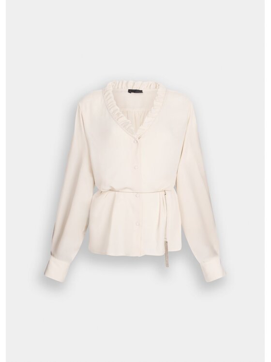 Liu Jo Liu Jo Camicia CF5250TS869X0726 Bianco Regular Fit