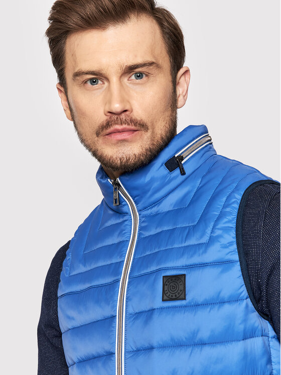 Gilet 170100 11220 Blu scuro Regular Fit