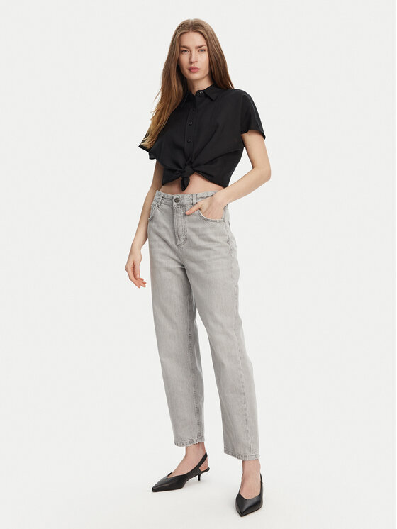 Marella Marella Τζιν Tomboy 2513181044 Γκρι Straight Fit