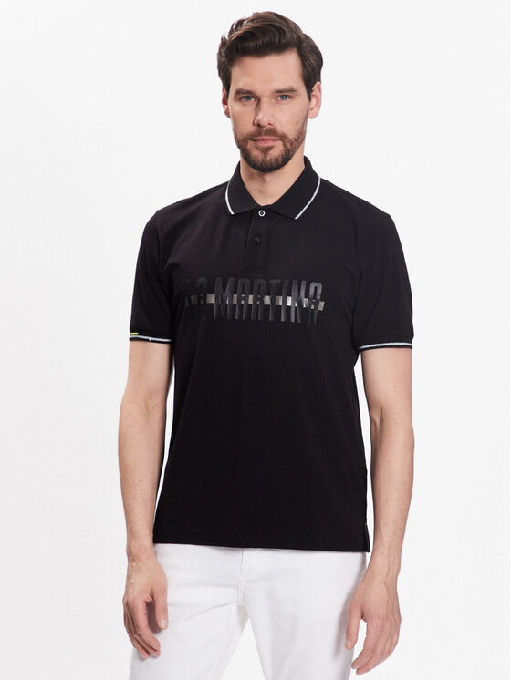 La Martina La Martina Polo VMP308 JS324 Μαύρο Regular Fit