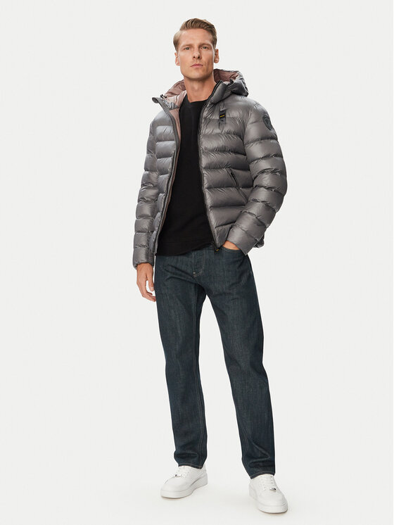 Blauer Blauer Giubbotto invernale Adams 26WBLUC02054 Grigio Regular Fit