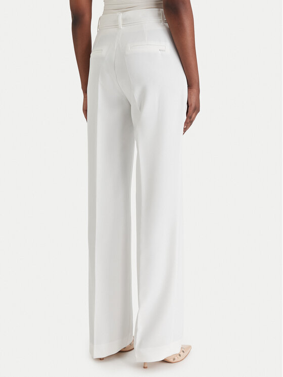 Guess Guess Pantaloni di tessuto W6GB05 W1765 Bianco Regular Fit
