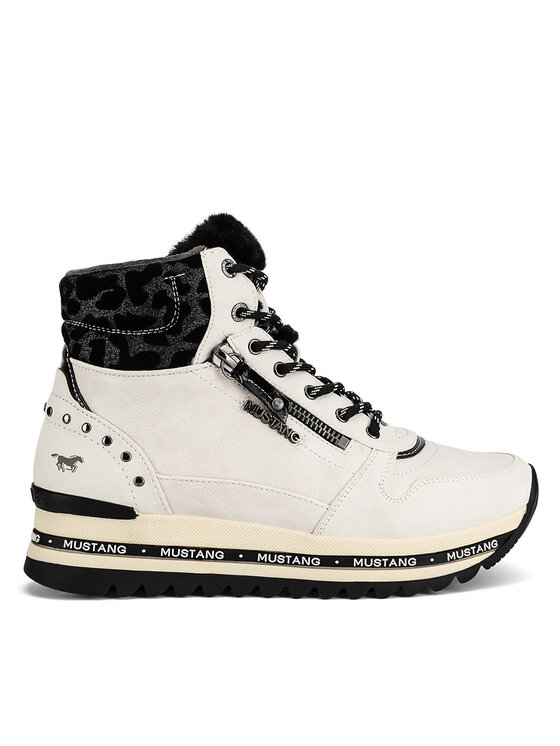 Mustang Mustang Botine 1364-503 Alb