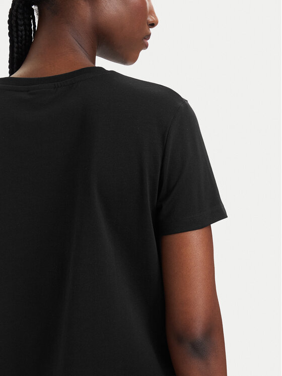 Guess Guess T-shirt V6GI12 K3325 Crna Regular Fit