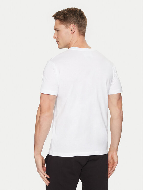 Versace Jeans Couture Versace Jeans Couture Majica 78GAHT00 Bela Regular Fit