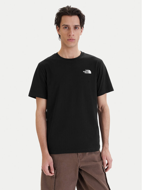 The North Face The North Face T-shirt Vertical NF0A8GV1 Nero Regular Fit