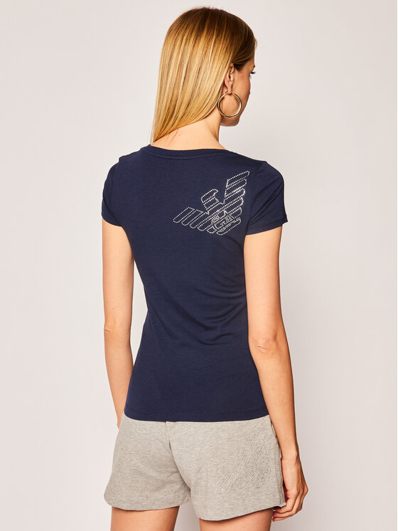 T-shirt 8NTT64 TJ28Z 1554 Blu scuro Regular Fit