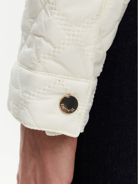 Fracomina Fracomina Преходно яке FR25SC3001O42301 Екрю Slim Fit