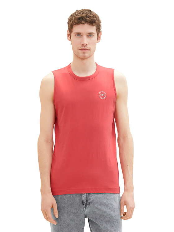 Tom Tailor Tom Tailor Tank top 1037261 Červená Regular Fit