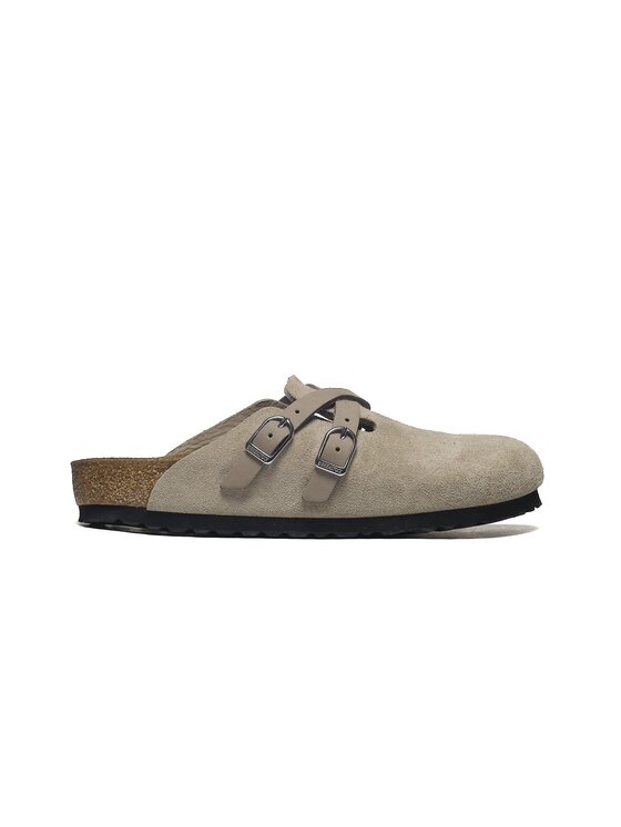 Birkenstock Birkenstock Klapki Blair Suede Leather Women Zielony