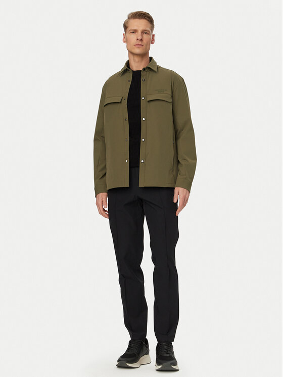 BOSS BOSS Риза-яке PS Spirit70 50560403 Зелен Relaxed Fit