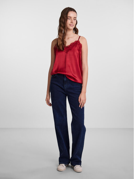 Pieces Pieces Pizsama 17142952 Piros Regular Fit