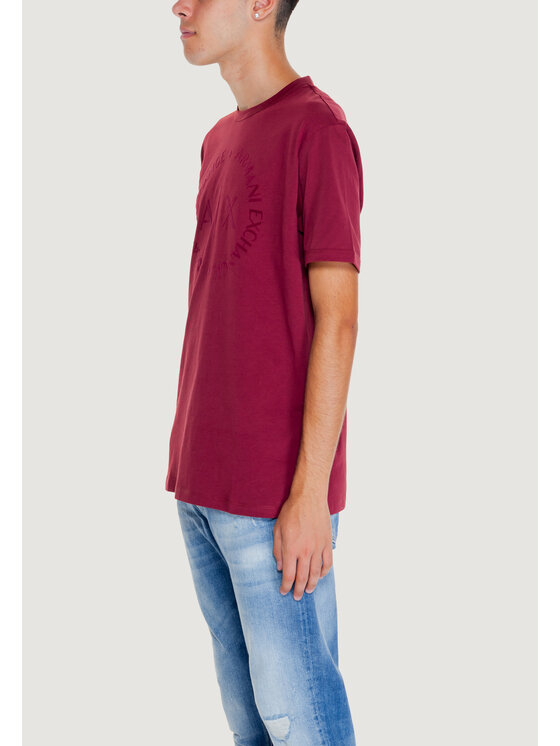 Armani Exchange Armani Exchange T-shirt 8NZTCD Z8H4Z Bordeaux Shirt Fit
