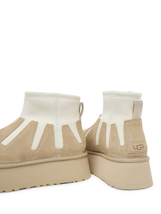 Ugg Ugg Μπότες Χιονιού W Classic Mini Dipper Sunwave 1167591 Μπεζ
