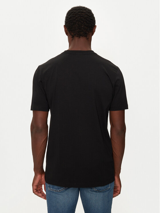 BOSS Boss T-särk Tee V 50506347 Must Regular Fit