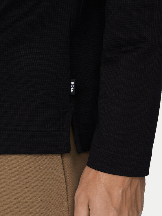 BOSS BOSS Polo särk 50570431 Must Regular Fit