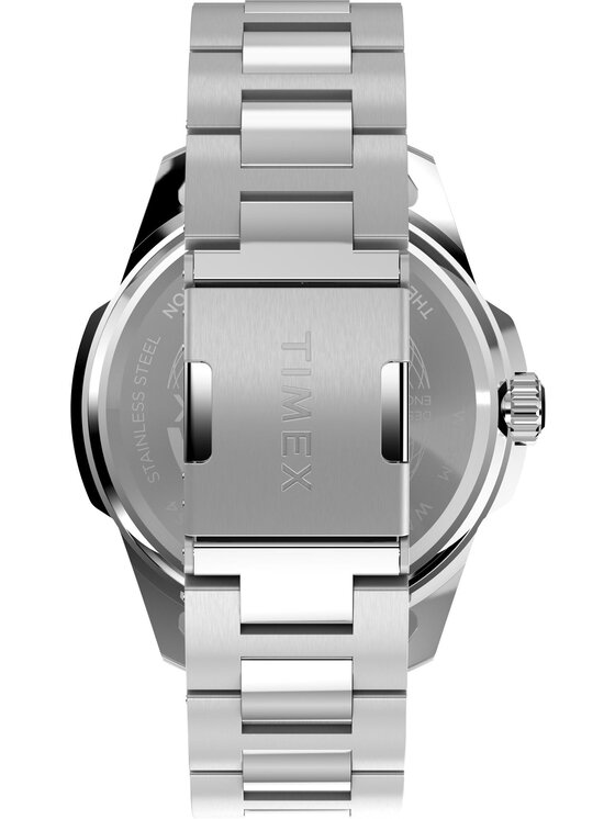 Timex Timex Zegarek TW2Y21000 Srebrny